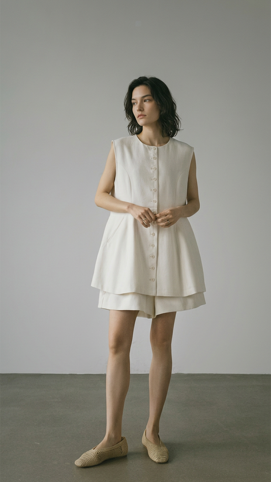 Effortless Linen Cotton Shorts