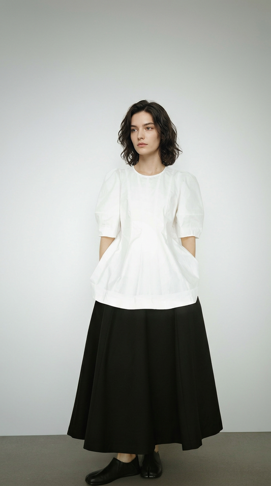 Vintage Puff Sleeve Top