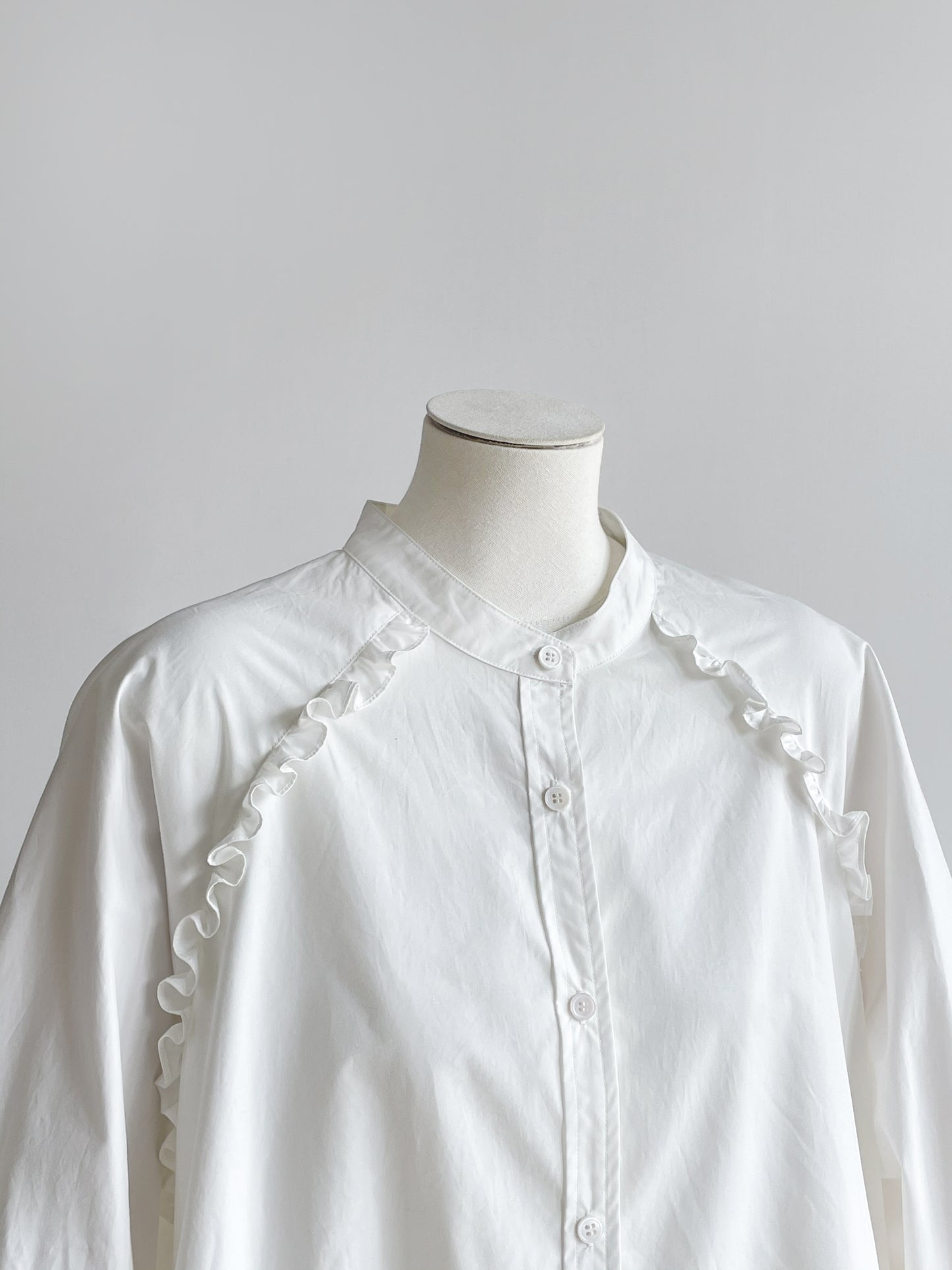 Ruffle Shirt Dress