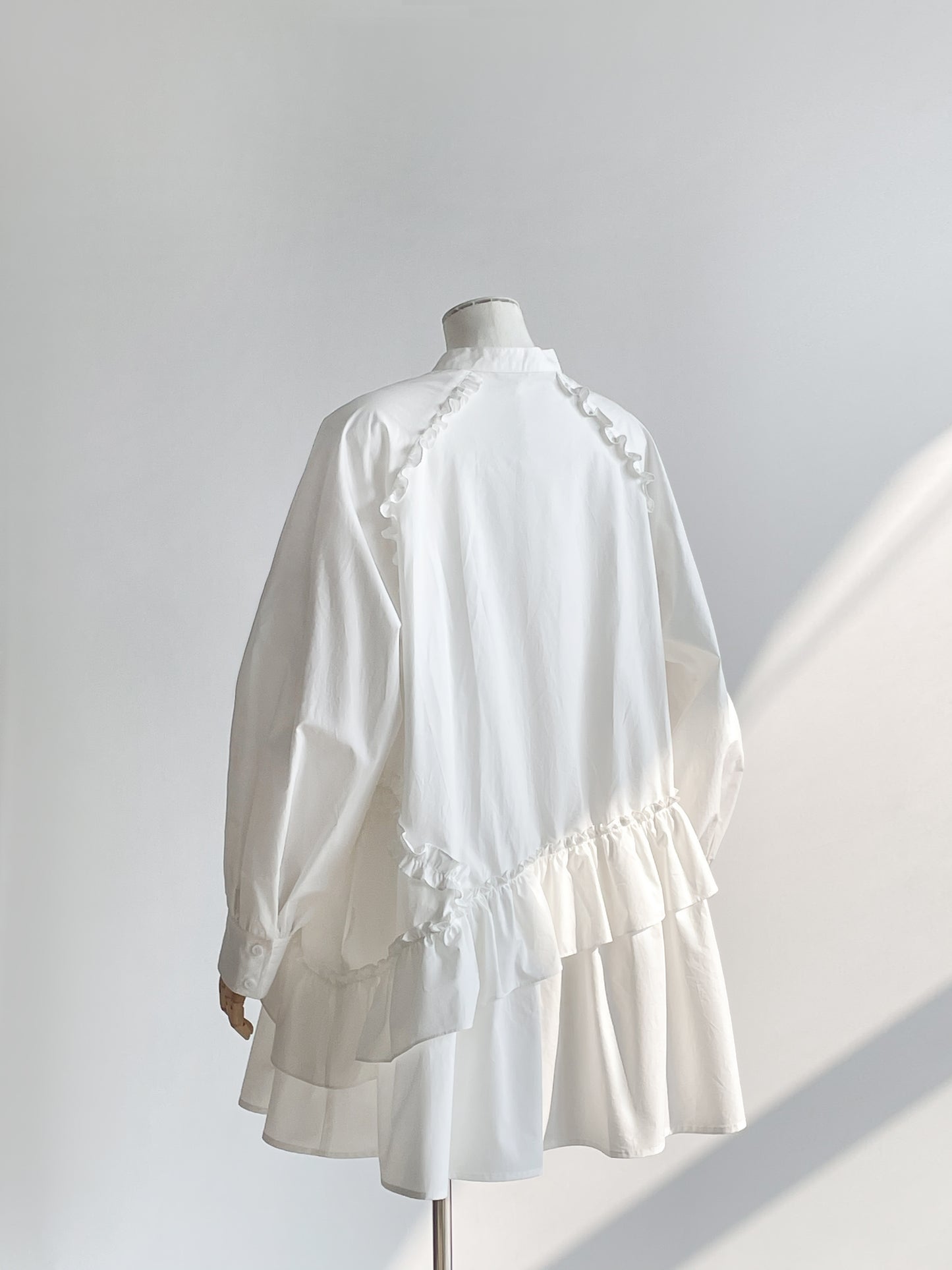 Ruffle Shirt Dress