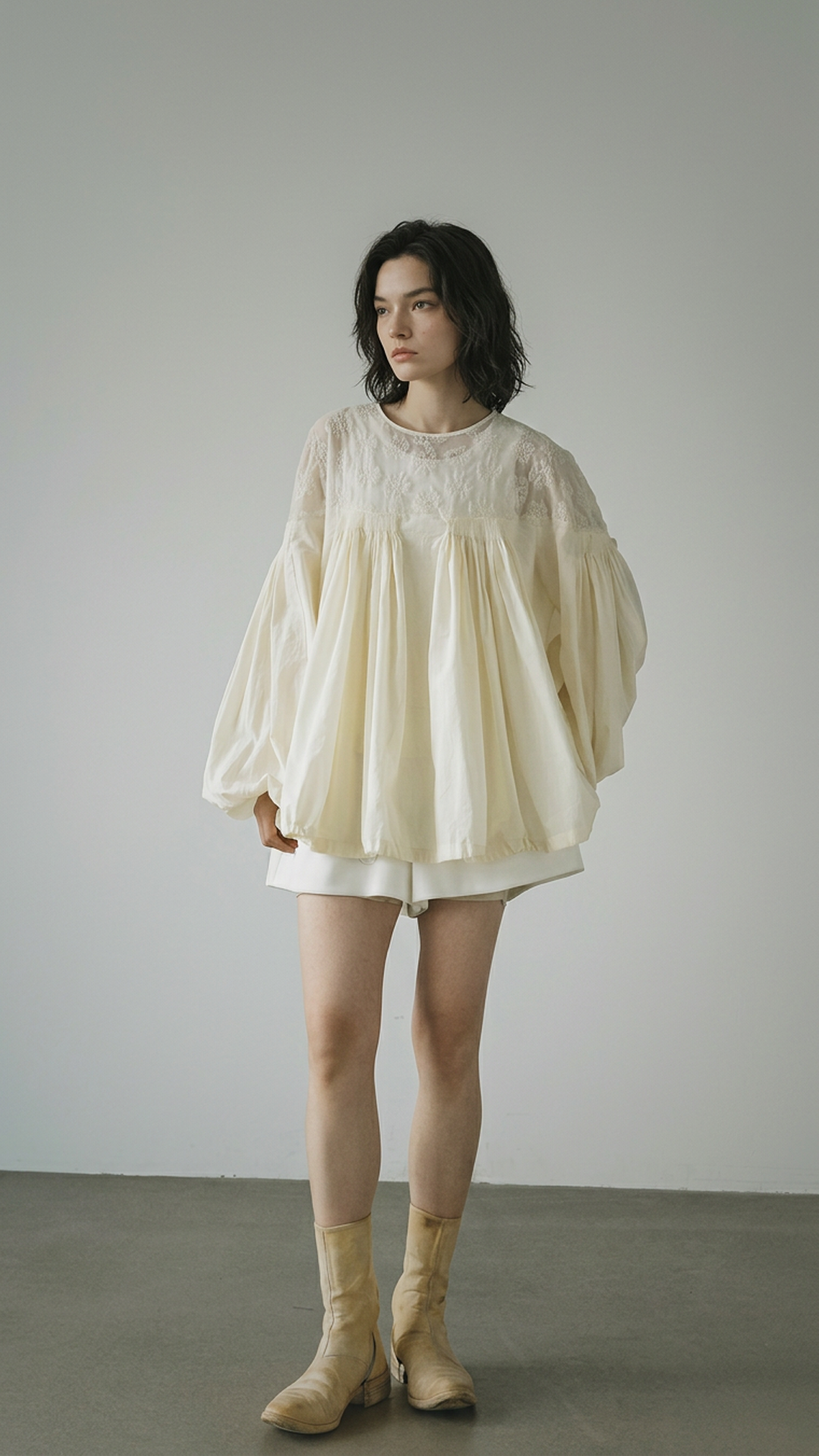 Embroidered Panel Top