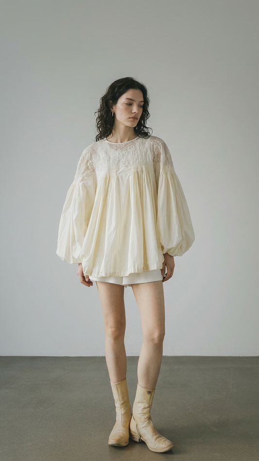 Embroidered Panel Top