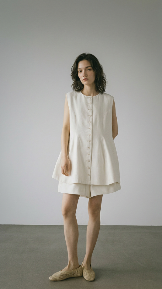 Effortless Linen Cotton Tank Top