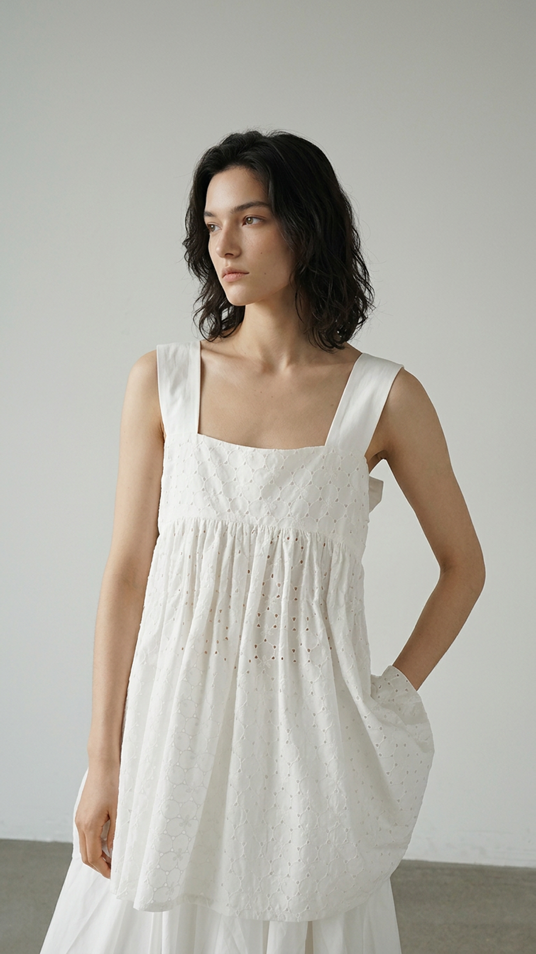 Cutwork Embroidered Tank Top