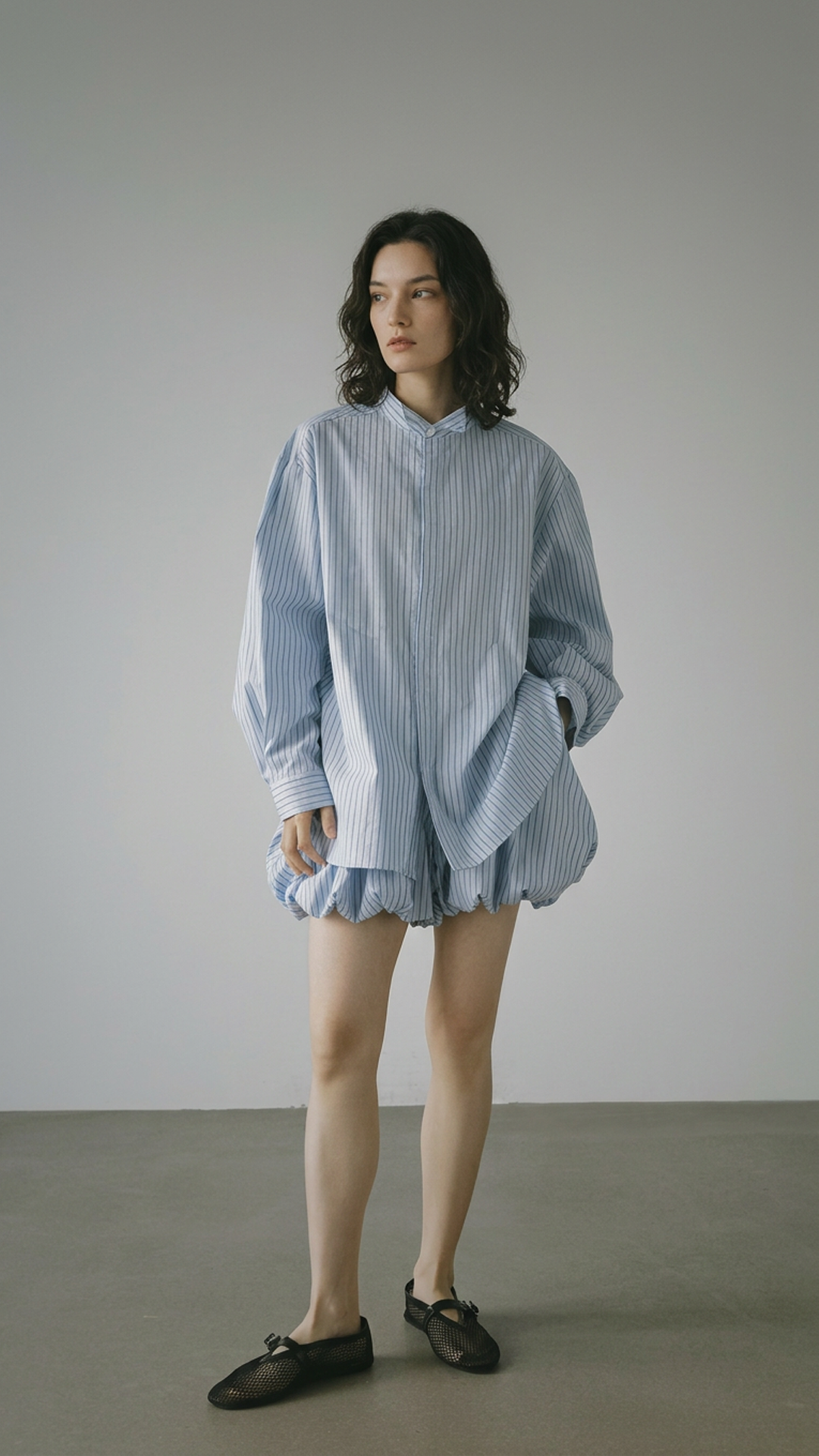 내추럴 린넨 코튼 쇼츠