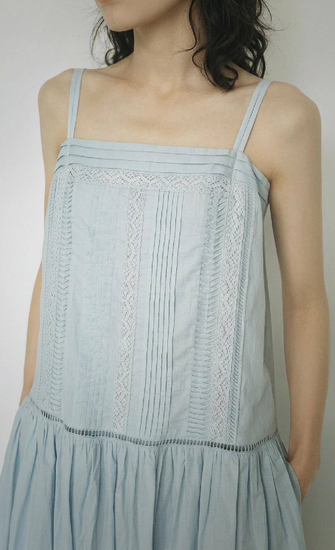 Embroidered Cami Dress