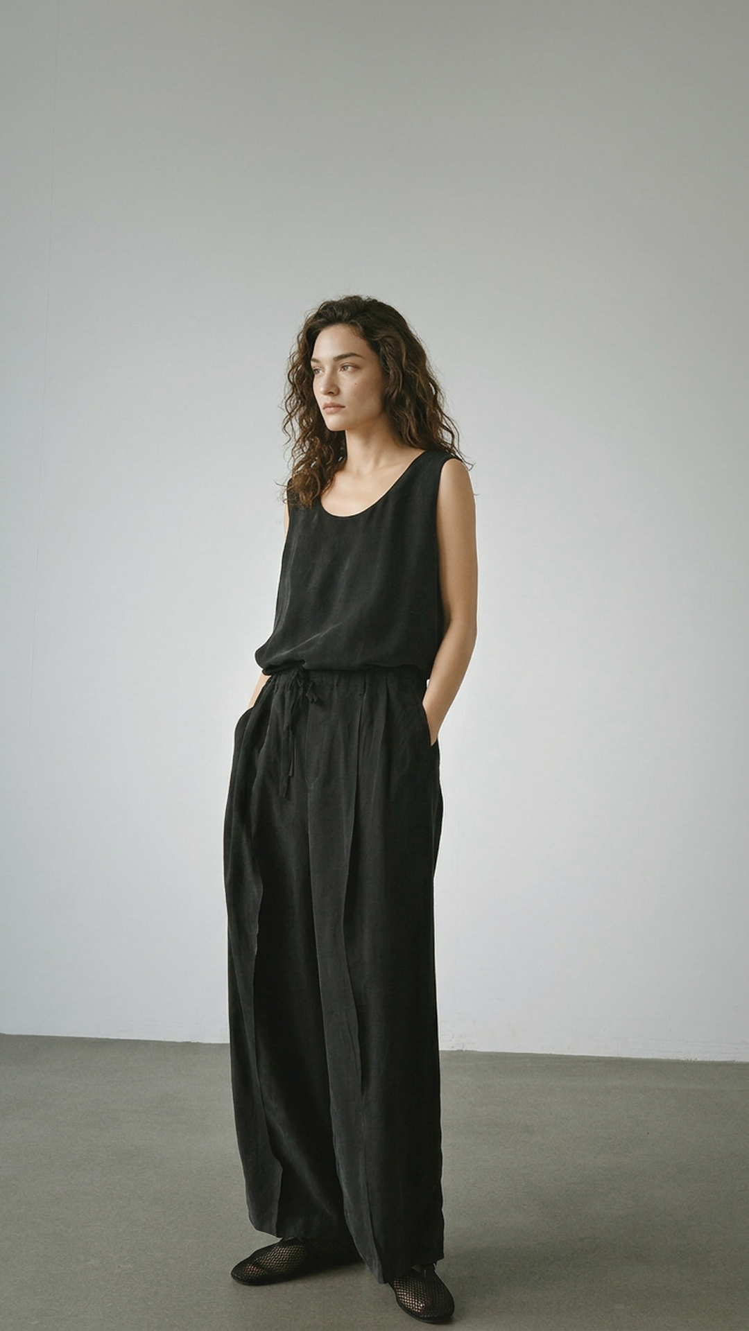 Casual Cupro Jumpsuit